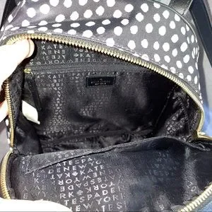 Kate Spade backpack and wallet combo kate spade | Bags | Kate Spade Black And White Nylon Polka  main image 4
